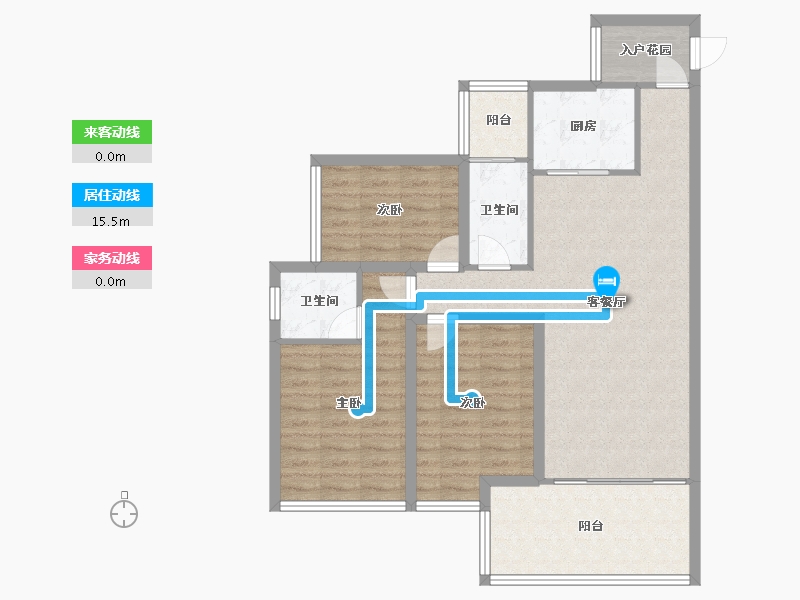 广东省-深圳市-岭南苑-94.91-户型库-动静线