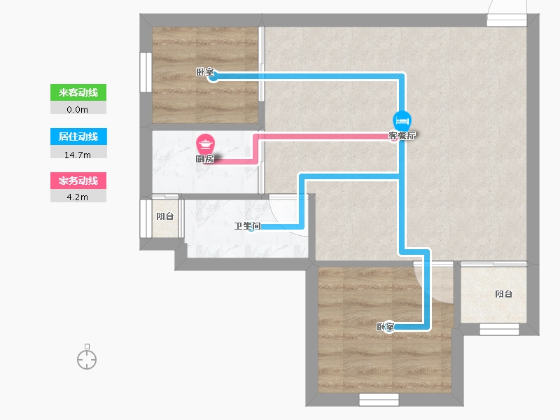 广东省-深圳市-华清园安业花园-42.29-户型库-动静线