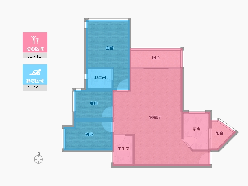 广东省-深圳市-海印长城-73.42-户型库-动静分区