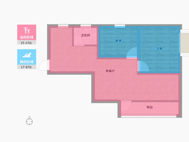 广东省-深圳市-新街口大厦-46.19-户型库-动静分区