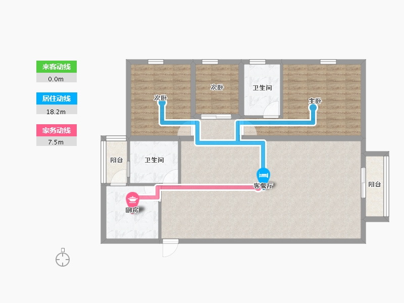 广东省-深圳市-南景苑大厦-103.06-户型库-动静线