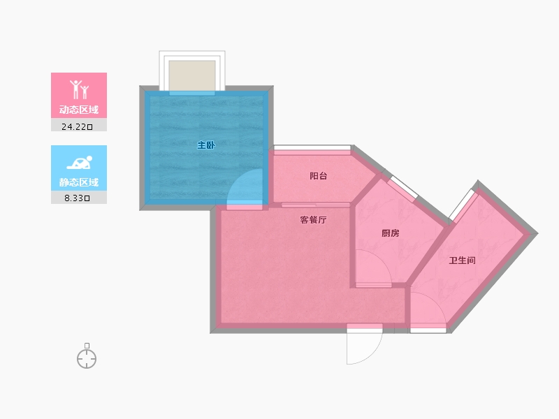 广东省-深圳市-汇宾广场-28.50-户型库-动静分区