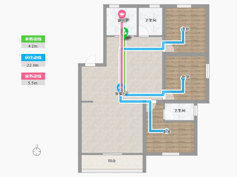 广东省-深圳市-学林雅院-93.72-户型库-动静线