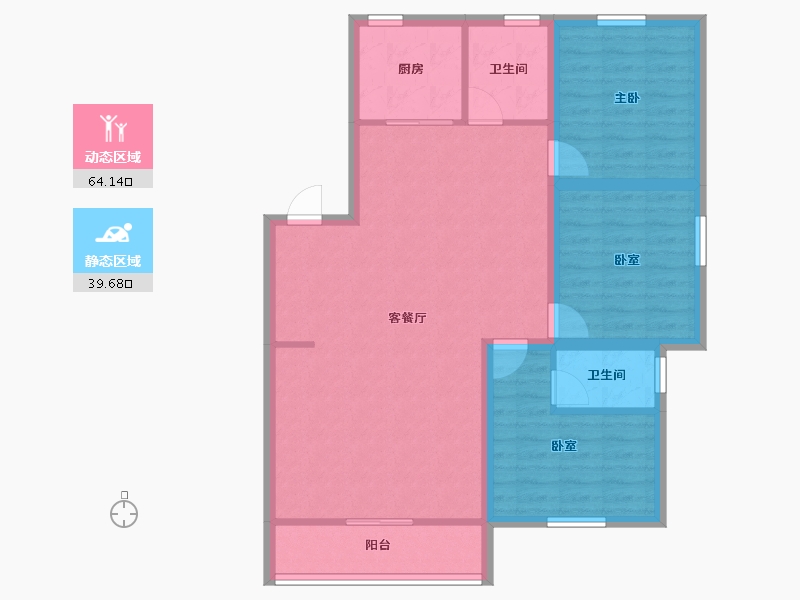 广东省-深圳市-学林雅院-93.72-户型库-动静分区