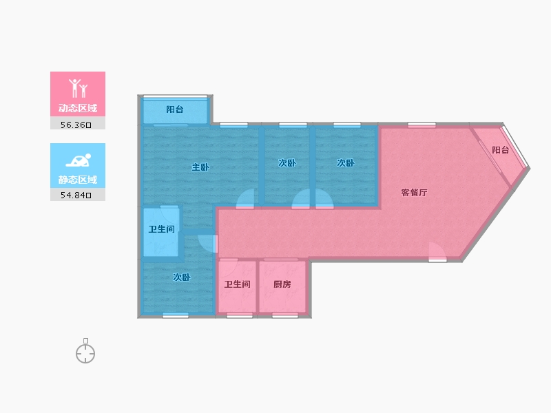 广东省-深圳市-后海花园-99.16-户型库-动静分区