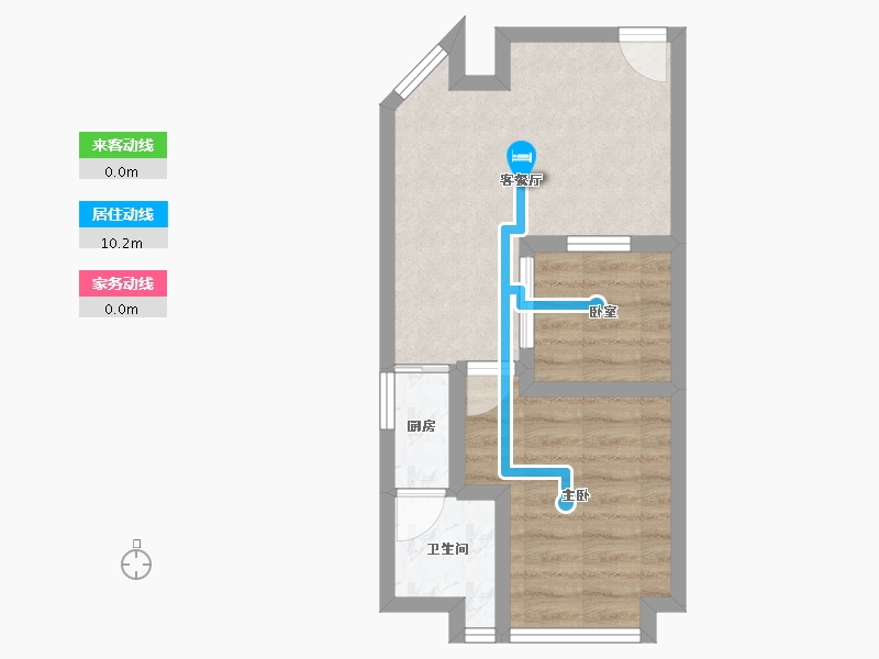 广东省-深圳市-深意公寓-39.41-户型库-动静线