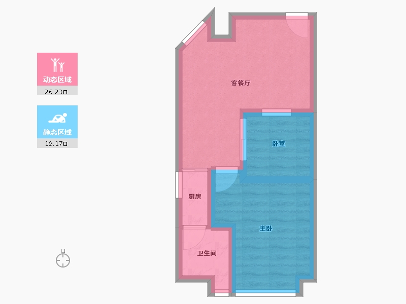 广东省-深圳市-深意公寓-39.41-户型库-动静分区