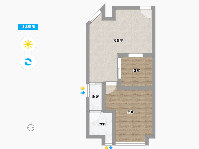 广东省-深圳市-深意公寓-39.41-户型库-采光通风