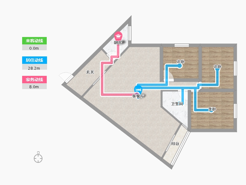 广东省-深圳市-金丽豪苑-77.26-户型库-动静线