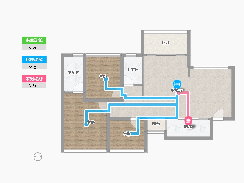 广东省-深圳市-华晖云门-82.25-户型库-动静线