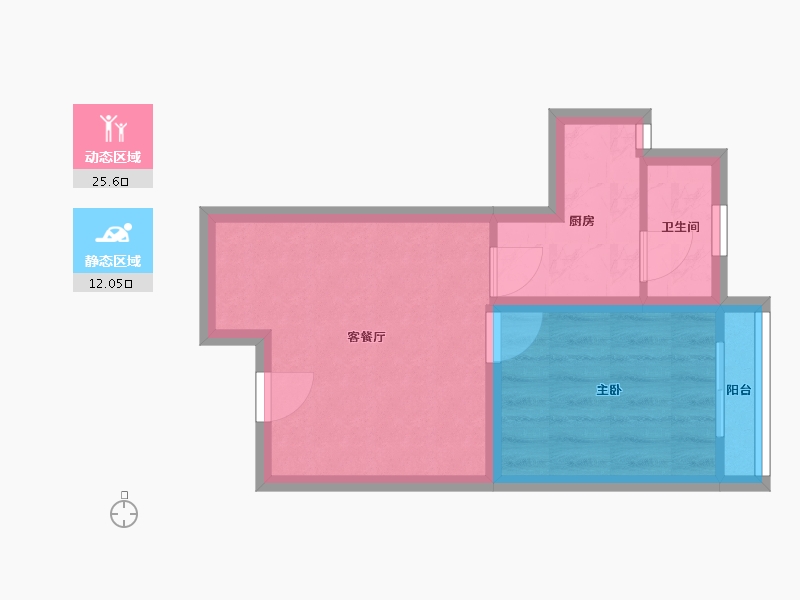 广东省-深圳市-双城世纪大厦-32.80-户型库-动静分区