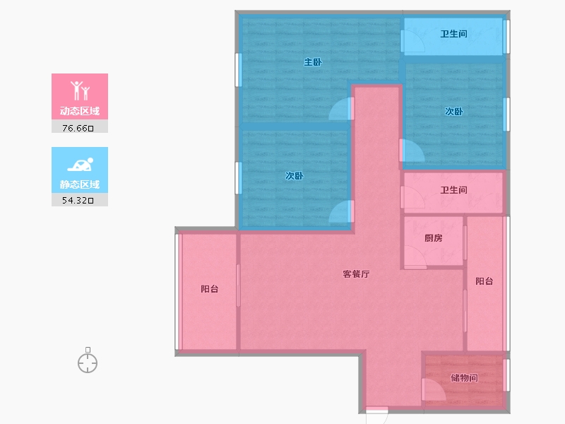 广东省-深圳市-金汐府小区-117.56-户型库-动静分区