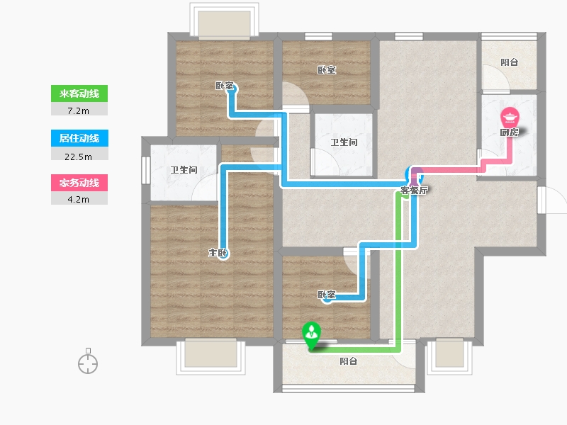 广东省-深圳市-合正汇一城-87.87-户型库-动静线