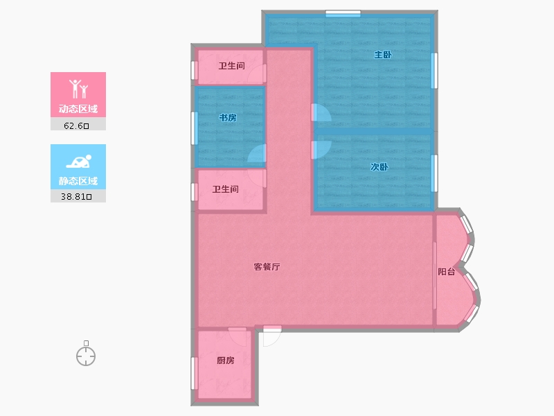 广东省-深圳市-凤凰花苑-91.20-户型库-动静分区