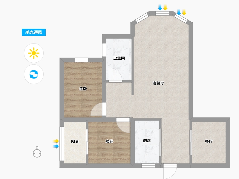 广东省-深圳市-万象新园-58.23-户型库-采光通风