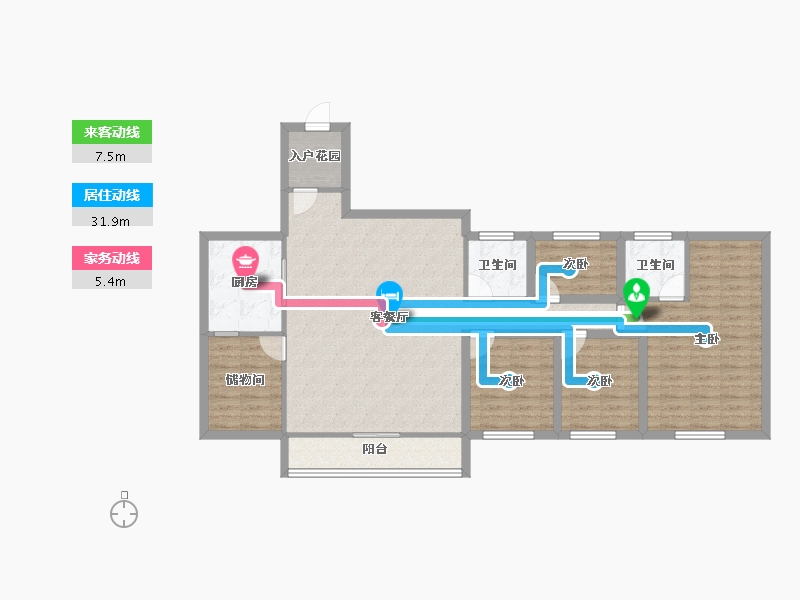 广东省-深圳市-金泓凯旋城-115.19-户型库-动静线