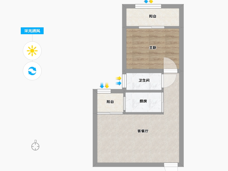 广东省-深圳市-旺业豪苑-33.15-户型库-采光通风