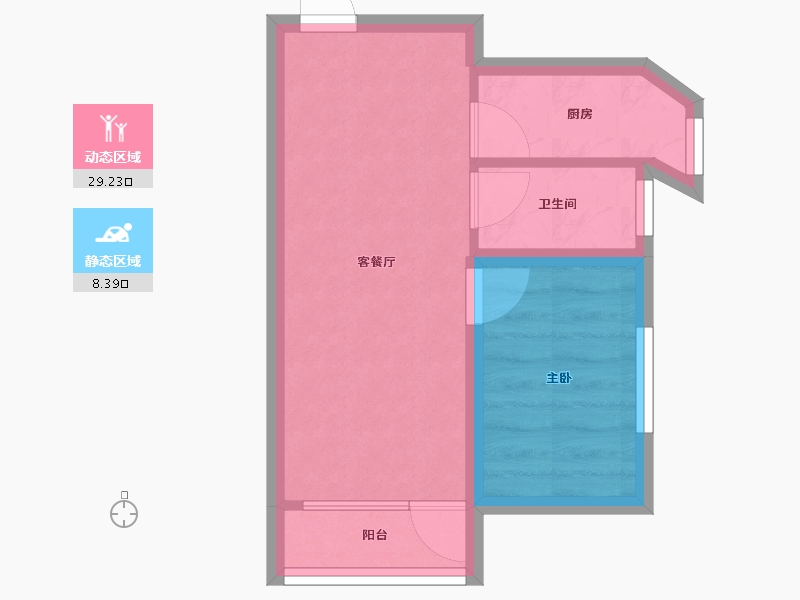 广东省-深圳市-泊林花园-32.86-户型库-动静分区