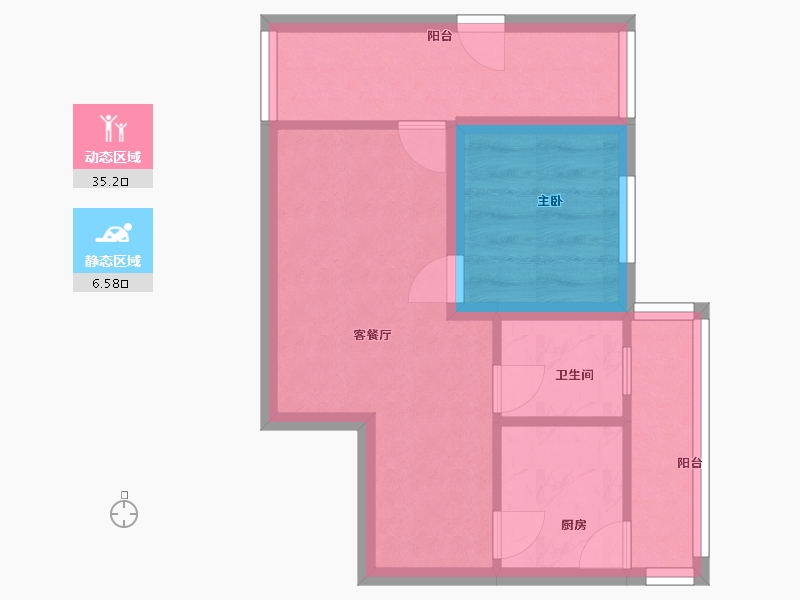 广东省-深圳市-鼎太风华(七期)-36.00-户型库-动静分区