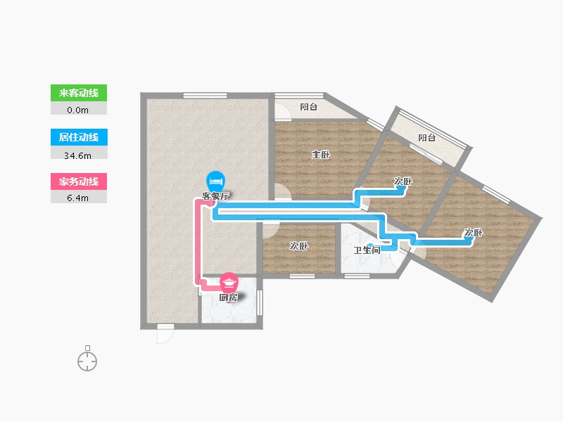 广东省-深圳市-富源花园-119.34-户型库-动静线