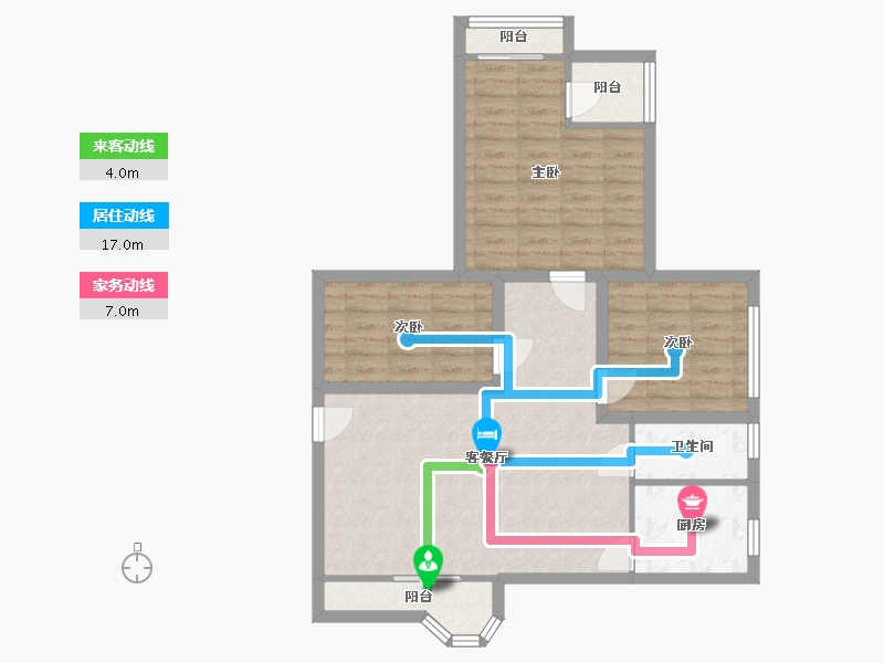 广东省-深圳市-常丰花园-83.46-户型库-动静线