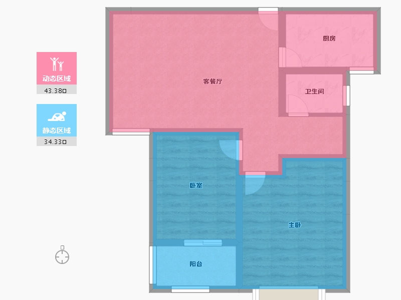 河南省-郑州市-商都阜园-68.88-户型库-动静分区