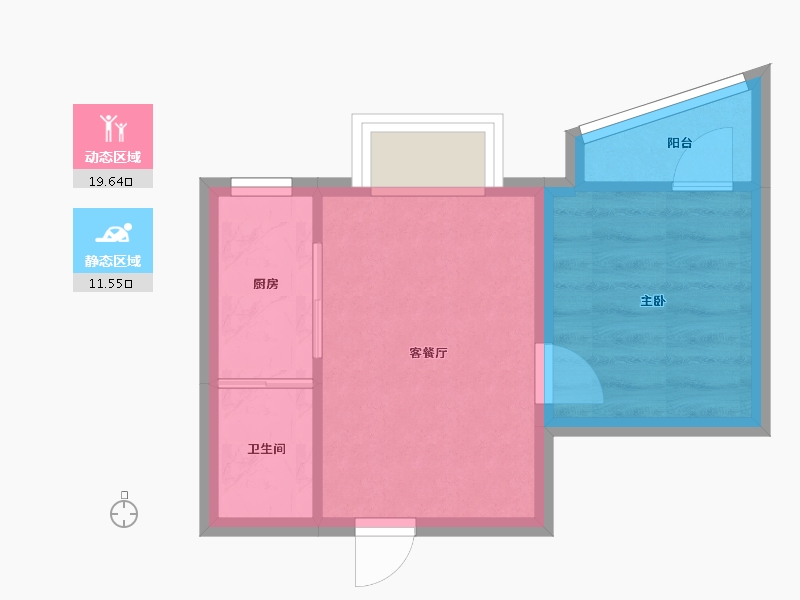 广东省-深圳市-新街口大厦-27.38-户型库-动静分区