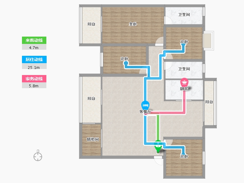 广东省-深圳市-金泓凯旋城-159.03-户型库-动静线