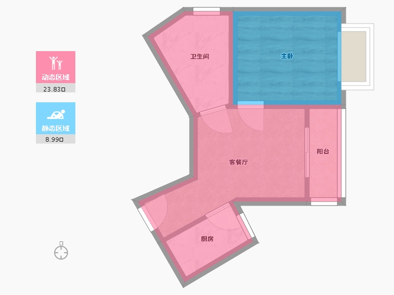 广东省-深圳市-阳光花地苑-28.24-户型库-动静分区