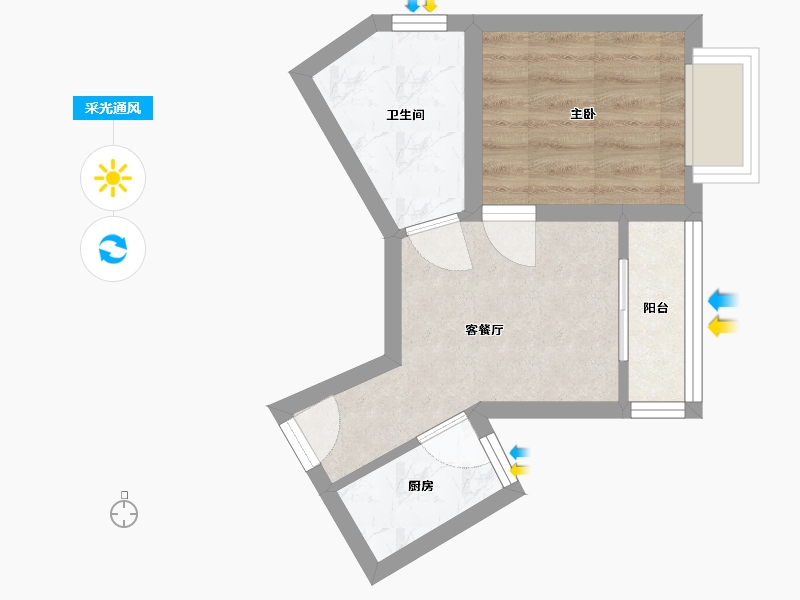 广东省-深圳市-阳光花地苑-28.24-户型库-采光通风