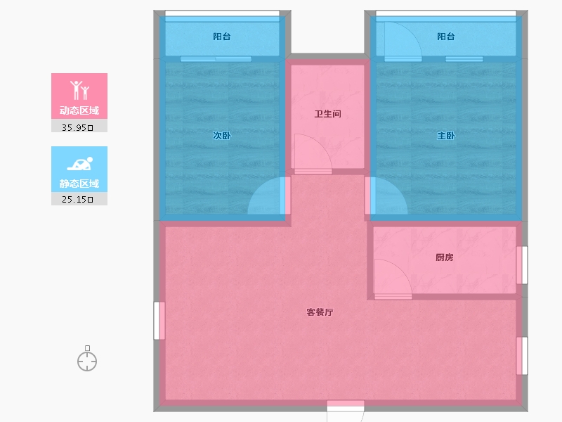 广东省-深圳市-学林雅院-53.90-户型库-动静分区