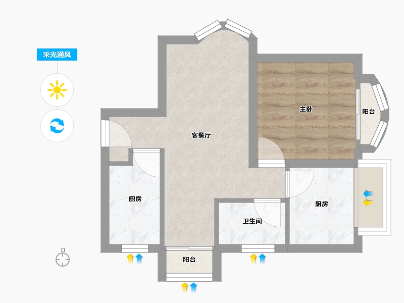 广东省-深圳市-海典居-38.04-户型库-采光通风