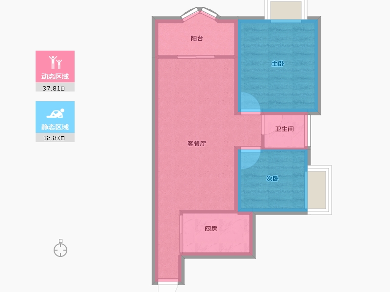 广东省-深圳市-龙祥苑-50.12-户型库-动静分区