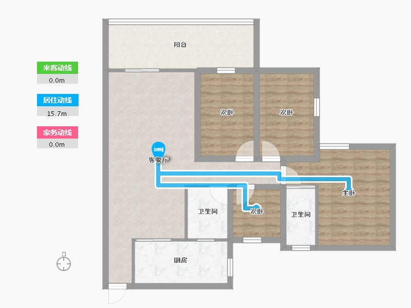 广东省-深圳市-缤纷年华-95.01-户型库-动静线