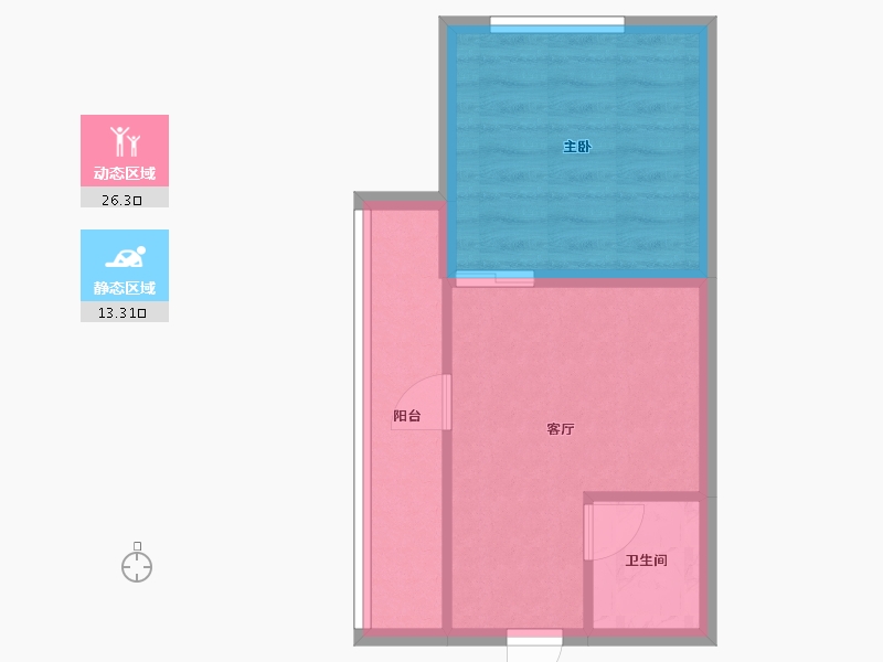 广东省-深圳市-新一代国际公寓-34.99-户型库-动静分区