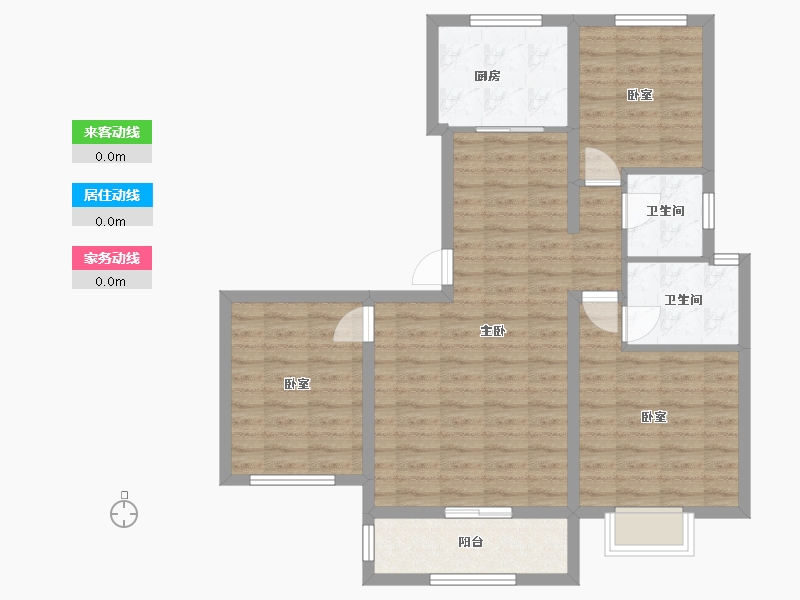 河北省-石家庄市-太和荣域府-101.21-户型库-动静线