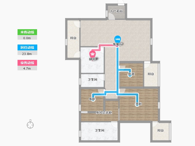 广东省-深圳市-御府名筑-125.30-户型库-动静线