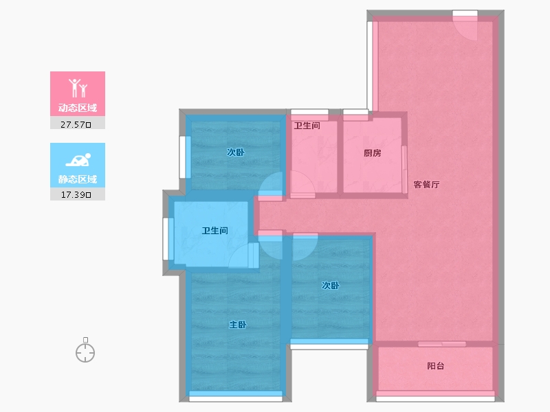 广东省-深圳市-金汐府小区-38.40-户型库-动静分区