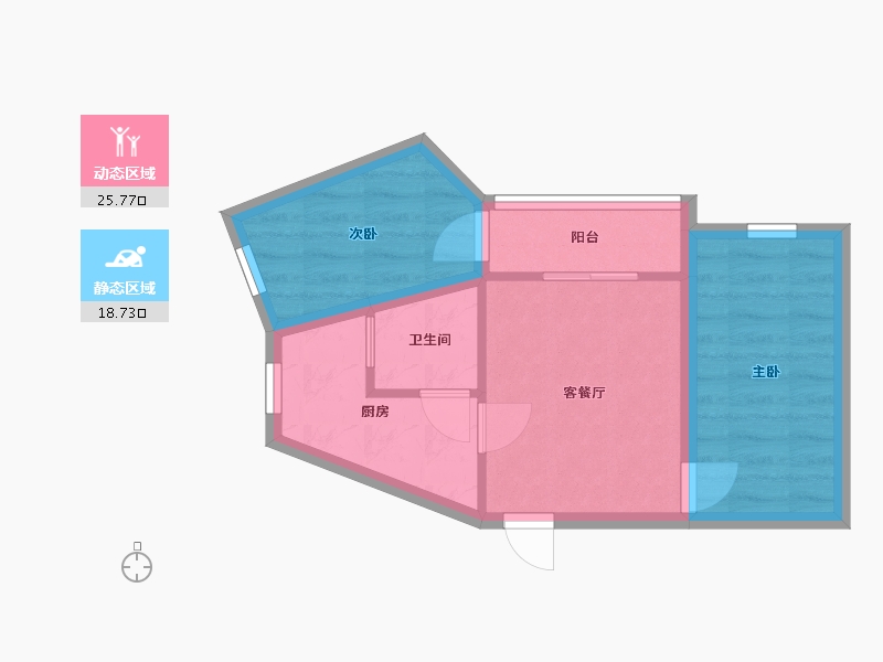 广东省-深圳市-前海金岸-38.88-户型库-动静分区