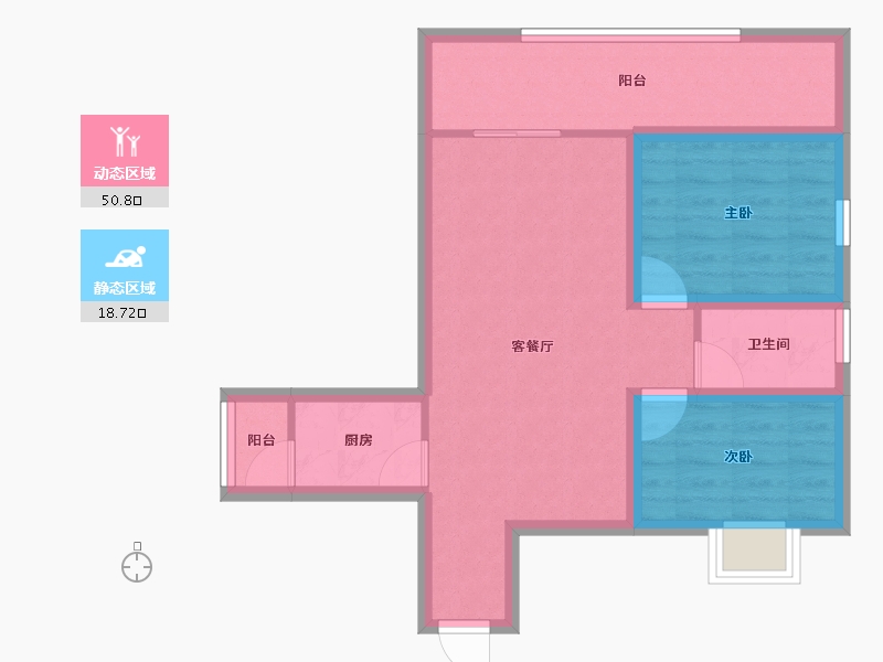 广东省-深圳市-南海大厦-61.04-户型库-动静分区