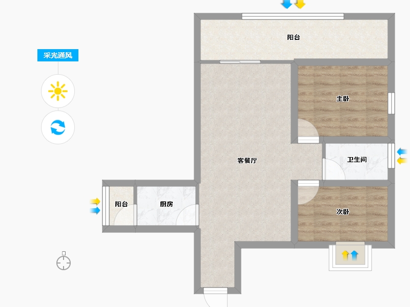 广东省-深圳市-南海大厦-61.04-户型库-采光通风