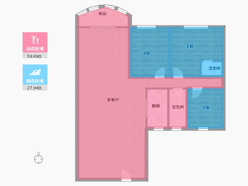 广东省-深圳市-南海城中心-78.41-户型库-动静分区