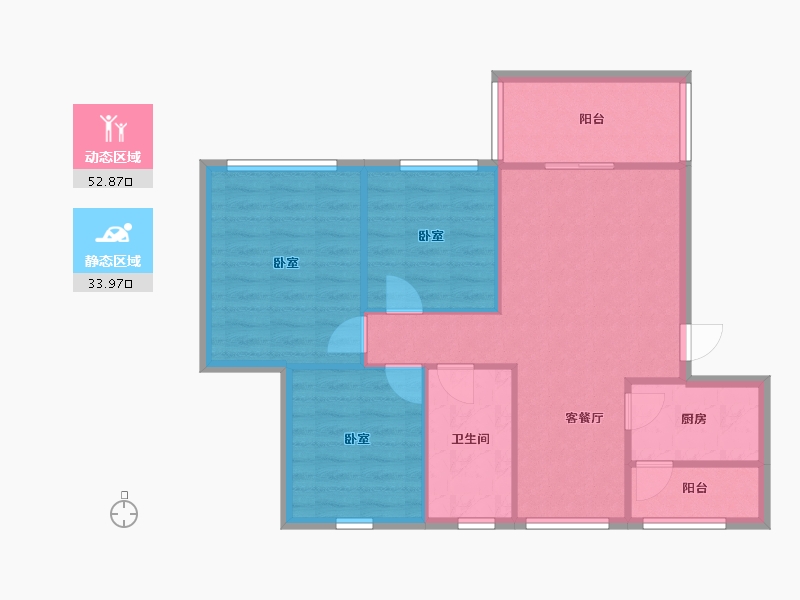 广东省-深圳市-翠拥华庭-78.84-户型库-动静分区