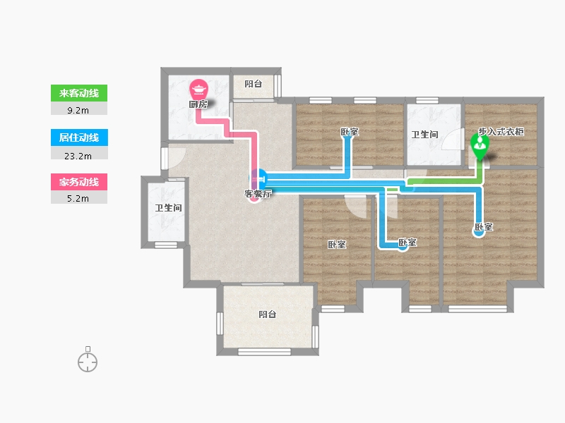 广东省-深圳市-星海名城(三期)-98.67-户型库-动静线