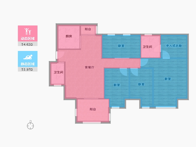 广东省-深圳市-星海名城(三期)-98.67-户型库-动静分区