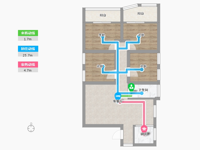 广东省-深圳市-旺业豪苑-56.26-户型库-动静线