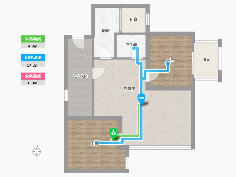 广东省-深圳市-和成世纪名园-71.69-户型库-动静线