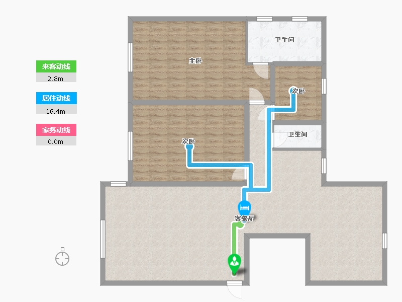 广东省-深圳市-卓越浅水湾-137.35-户型库-动静线