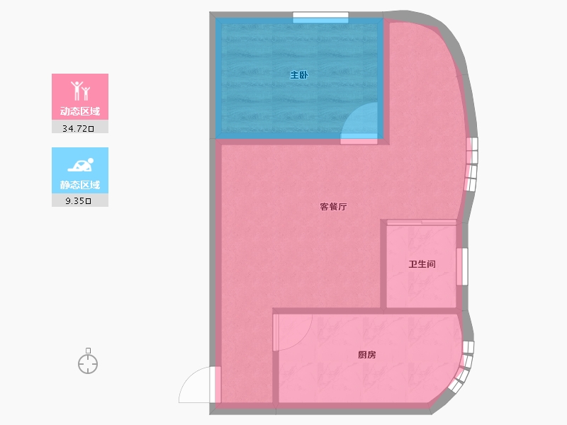 广东省-深圳市-金丽豪苑-39.52-户型库-动静分区