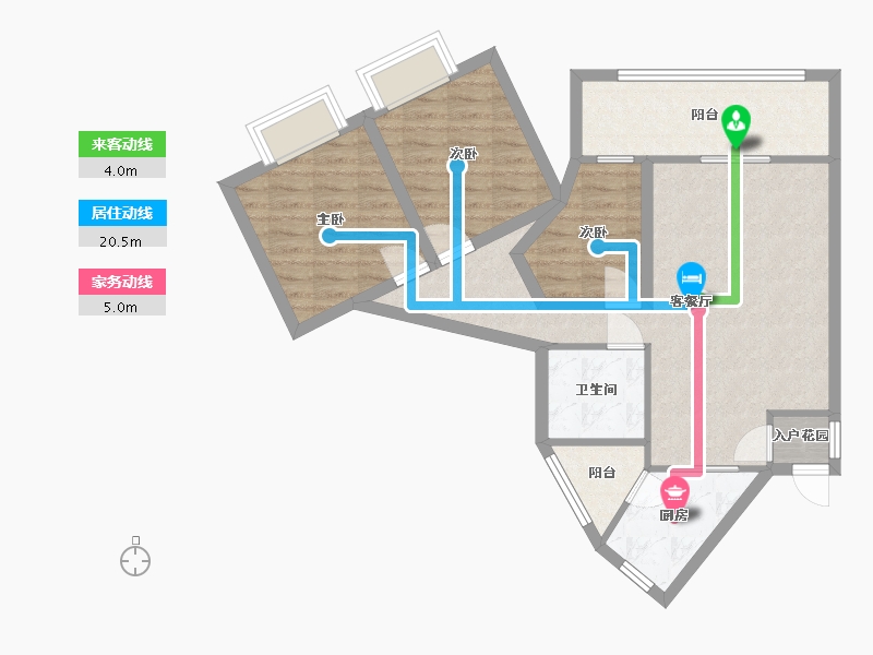 广东省-深圳市-云海天城-75.97-户型库-动静线